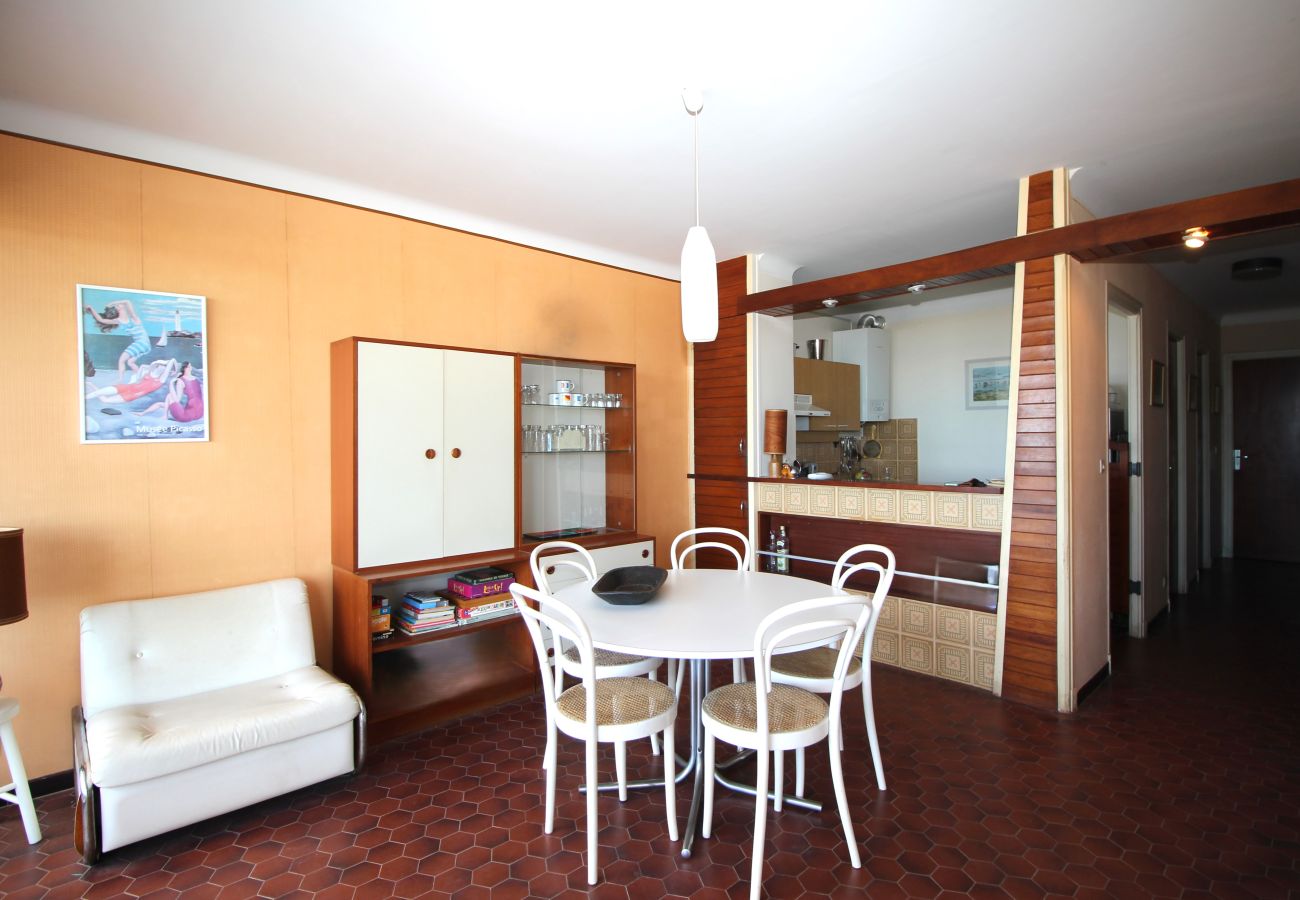 Ferienwohnung in Canet-en-Roussillon - Appartement 4 pesonnes vue mer avec parking 