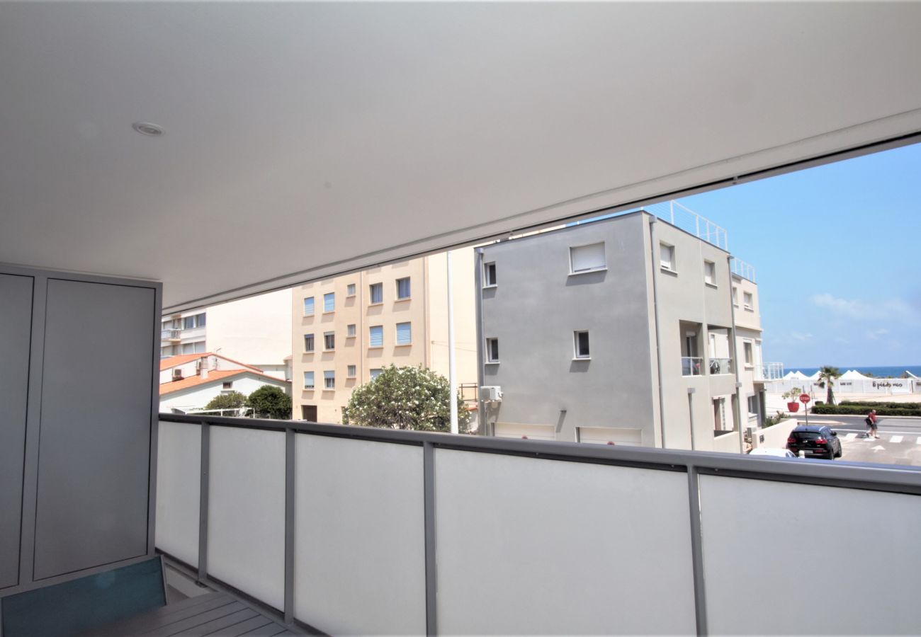 Apartamento en Canet-en-Roussillon - 2 bedrooms appartement for 6 per. SEA VIEW