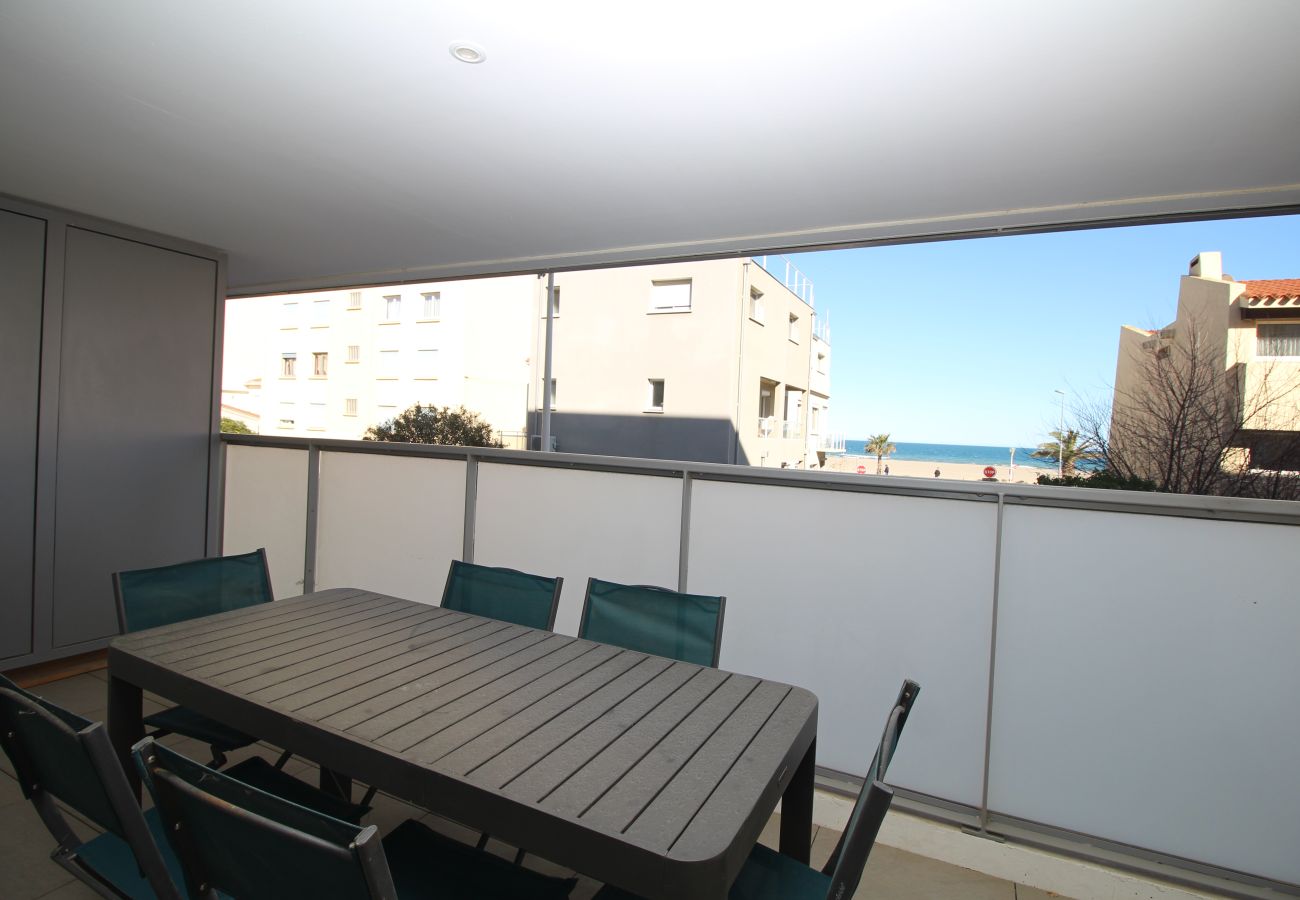 Apartamento en Canet-en-Roussillon - 2 bedrooms appartement for 6 per. SEA VIEW